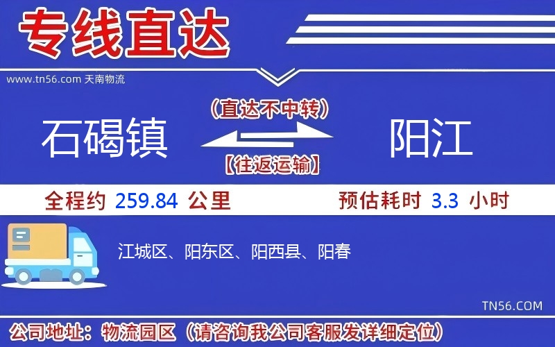 石碣鎮(zhèn)到陽江物流公司