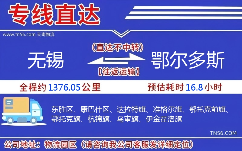 無(wú)錫到鄂爾多斯物流公司